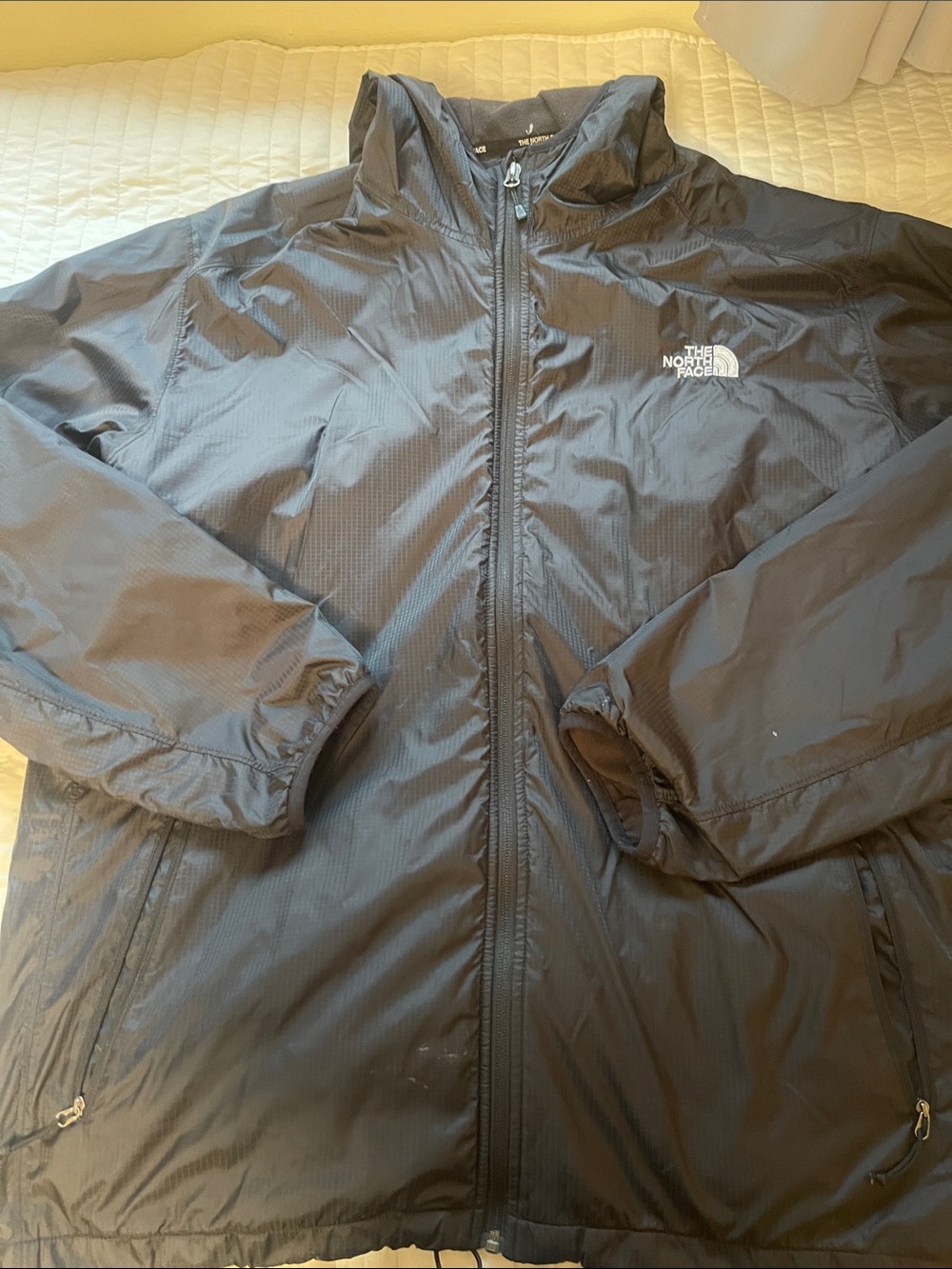 The North Face Men’s Black Hooded Ripstop Jacket